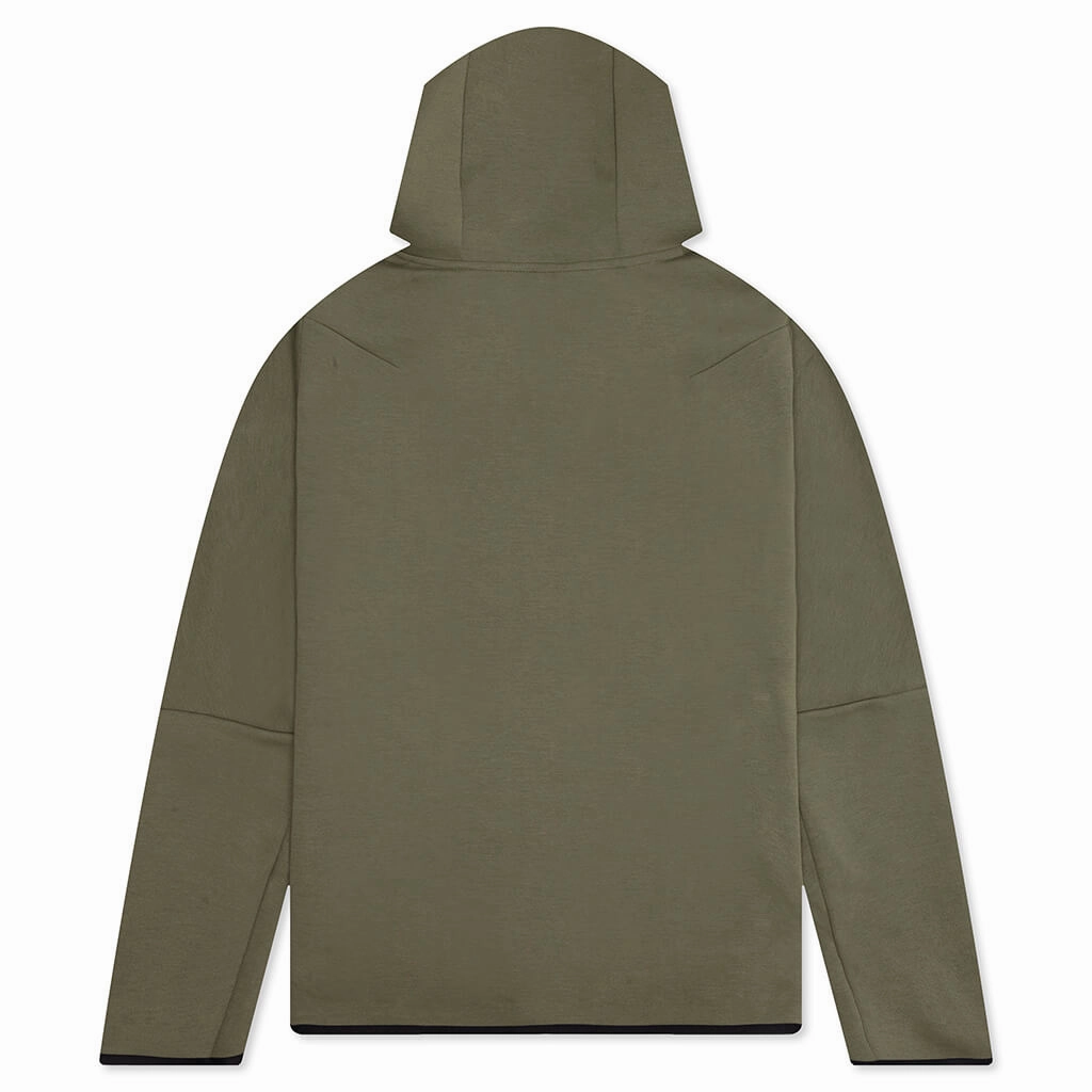 Sportswear Tech Fleece Hoodie - Medium Olive/Black Nike Bold Logo Sneakers