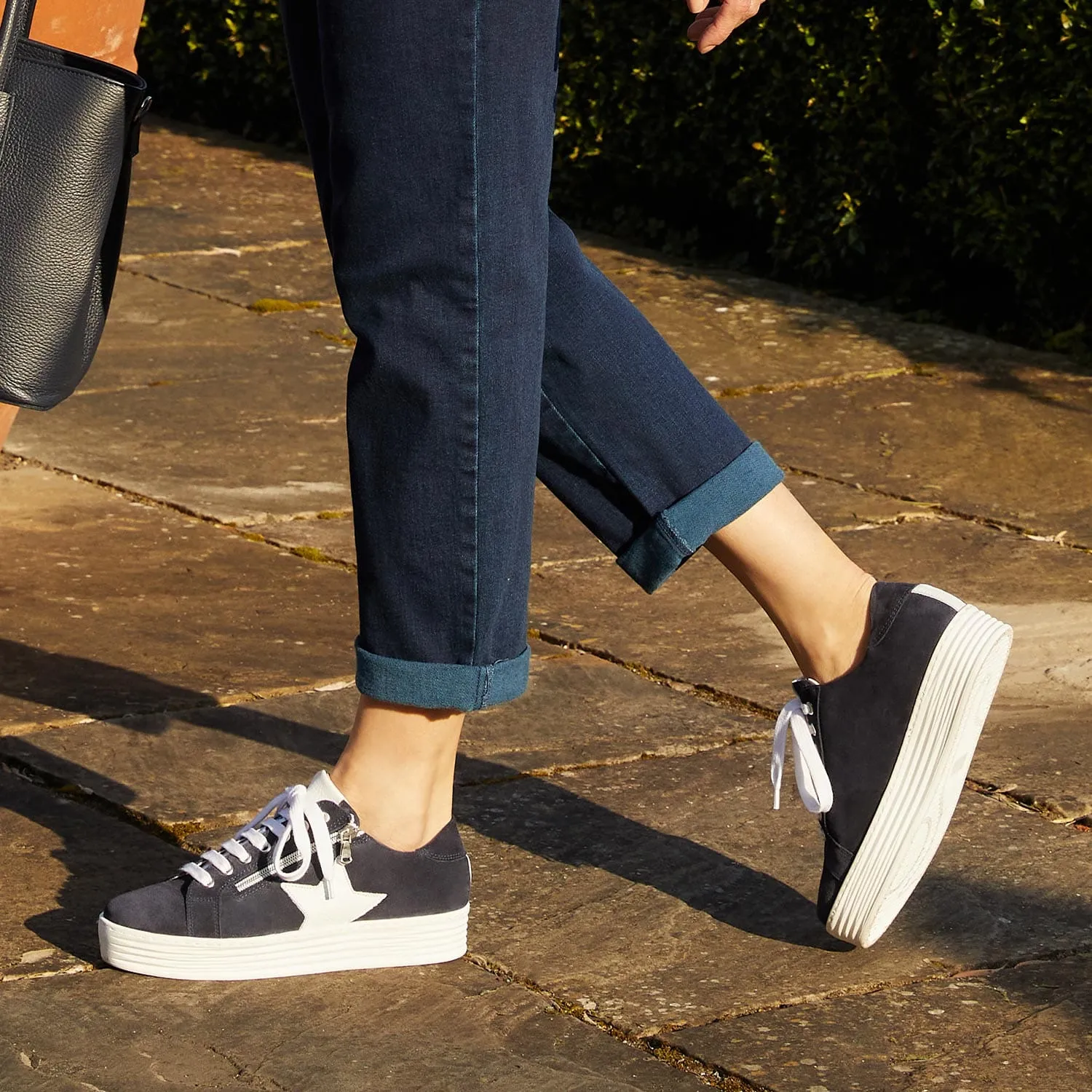 Star: Navy Suede