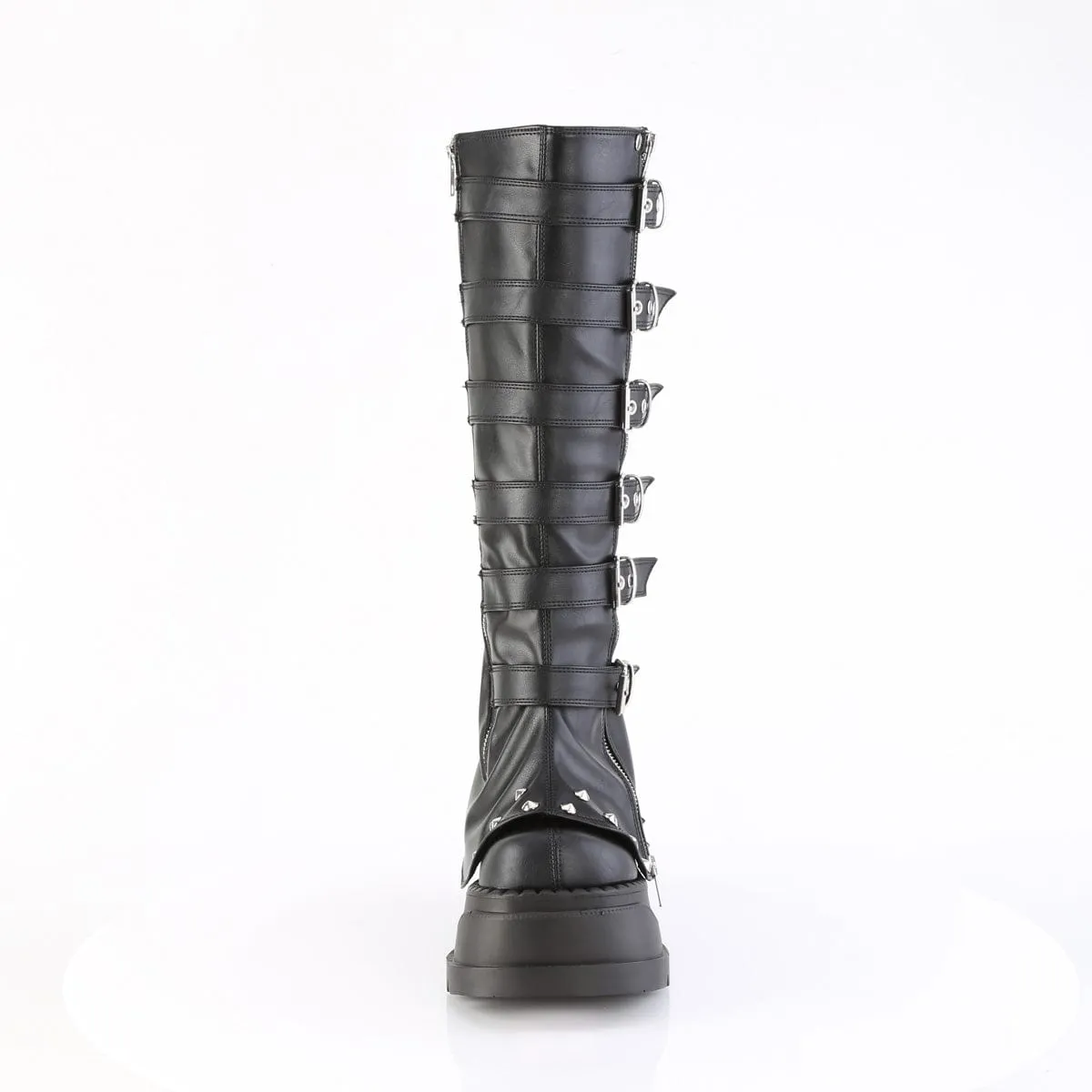 STOMP-223 Black Vegan Leather