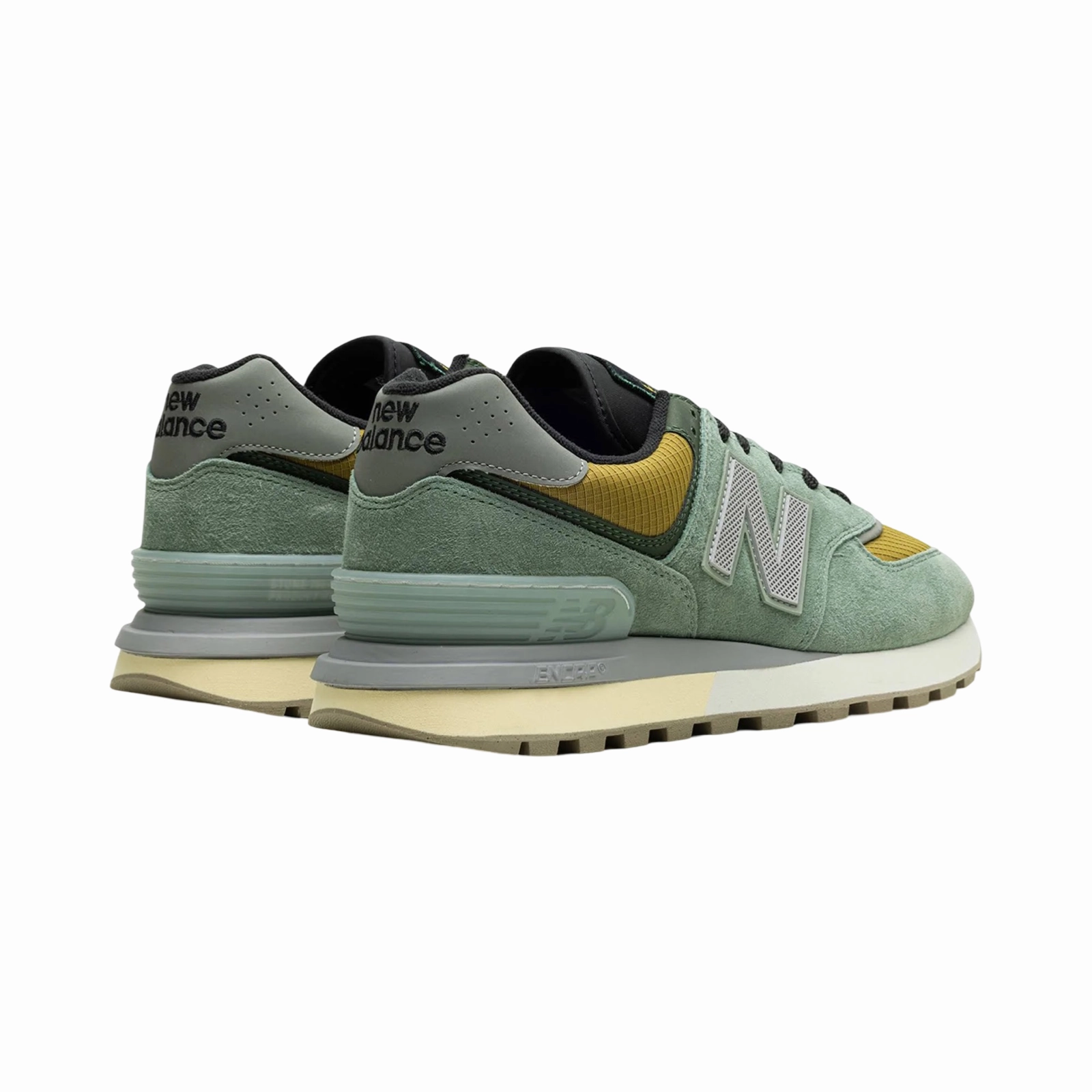 Stone Island x New Balance 574 Light Green Iconic Court Sneakers