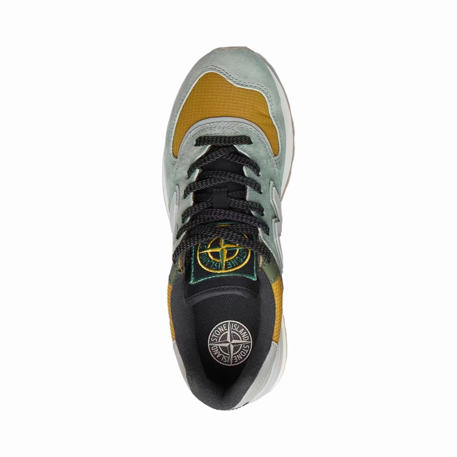 Stone Island x New Balance 574 Light Green Iconic Court Sneakers