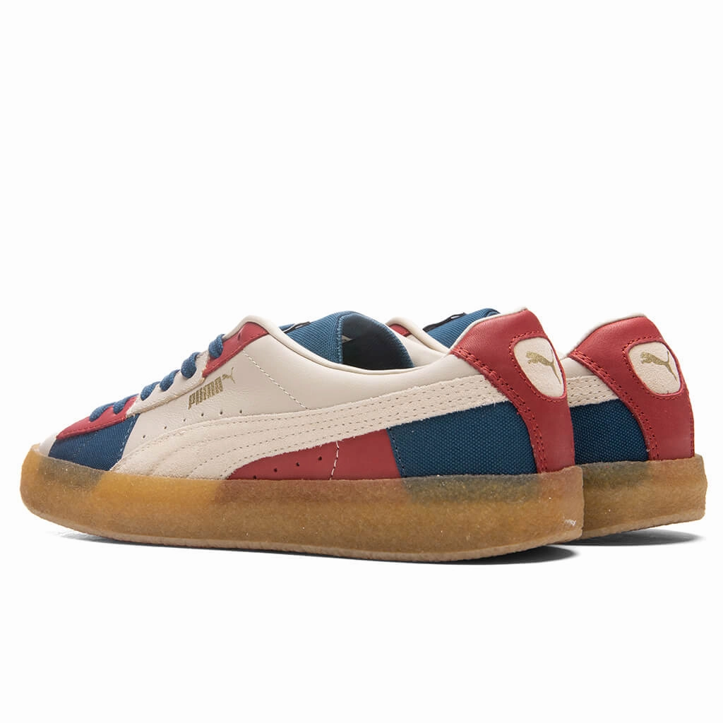 Suede Crepe Patch - Khaki Puma Stripe Logo Trainers