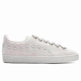 Suede Decon - White Puma sneakers for casual streetwear