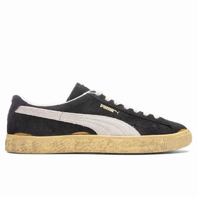 Suede Vintage "The Never Worn" - Black Puma trainers with bold stripe logo
