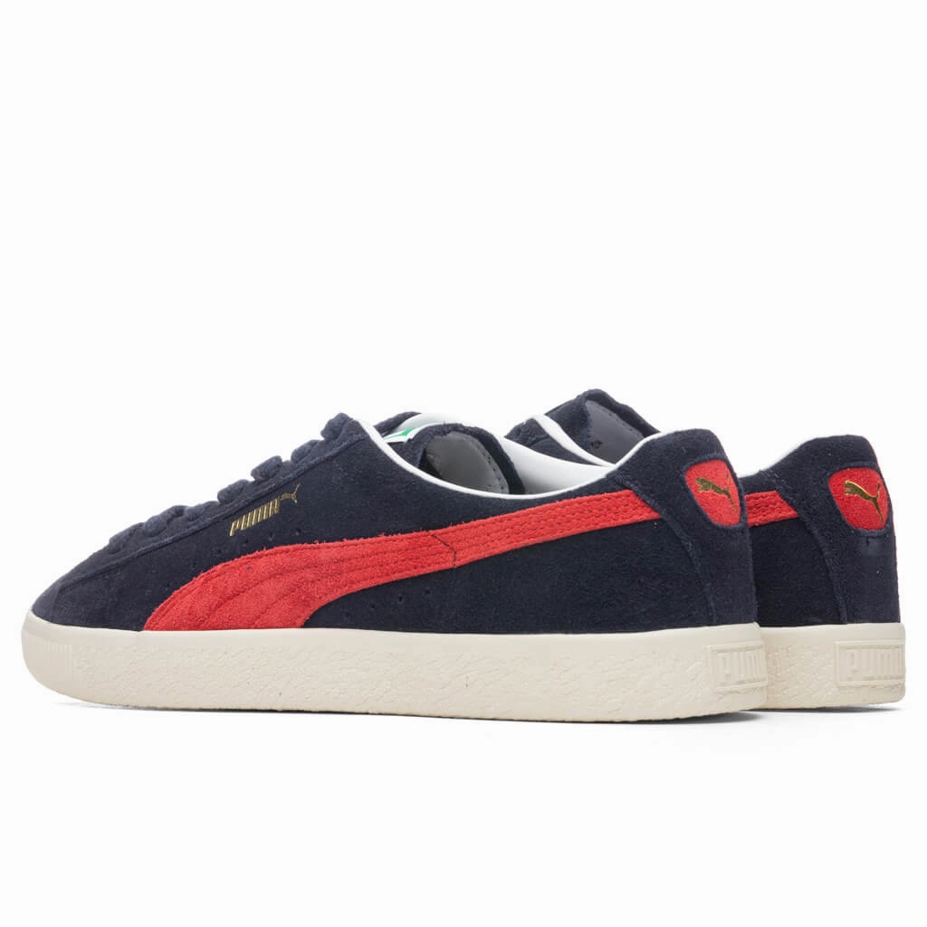 Suede VTG - Peacoat/Urban Red Puma Suede Street Sneakers