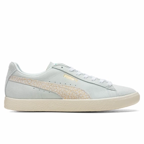 Suede VTG MIJ Kintsugi - White Puma shoes with suede and modern shape