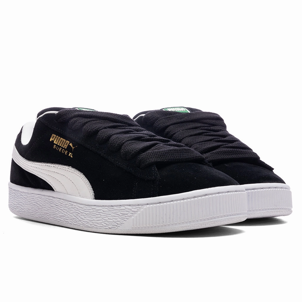 Suede XL - Black/White Puma Everyday Style Shoes