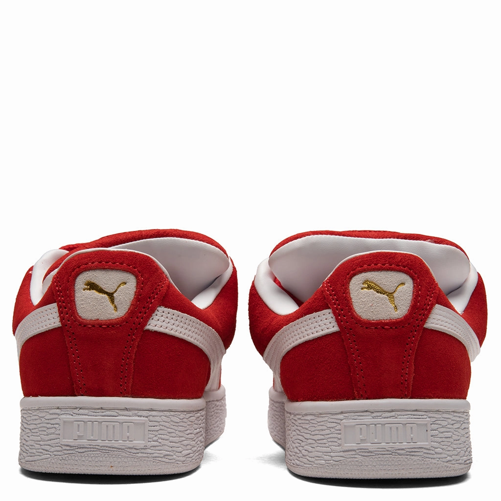Suede XL - For All Time Red/White Puma Everyday Style Shoes