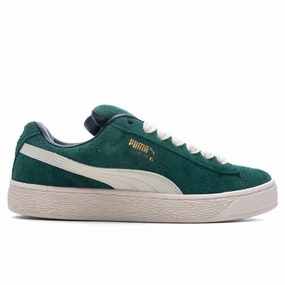 Suede XL Jackhammer - Green Puma shoes with suede and modern shape