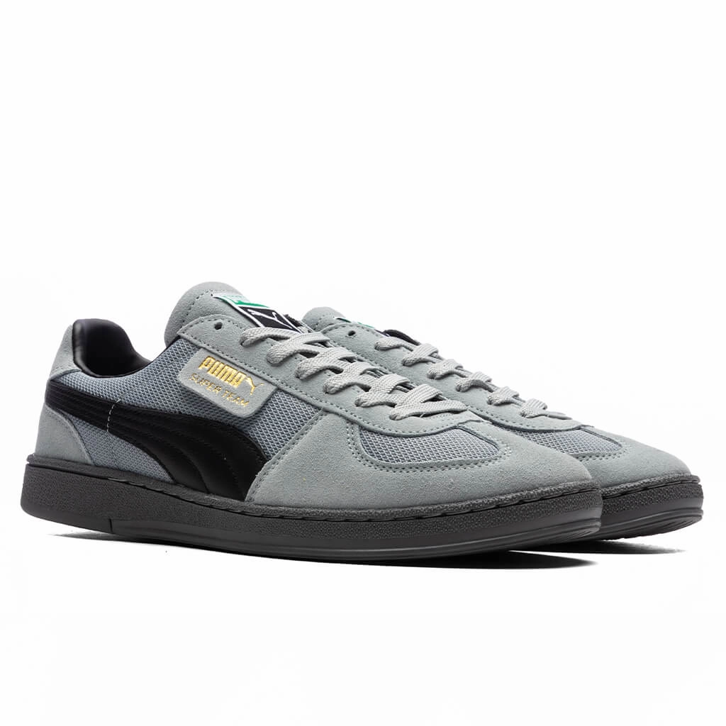 Super Team OG - Cool Mid Grey/Black Puma Everyday Style Shoes