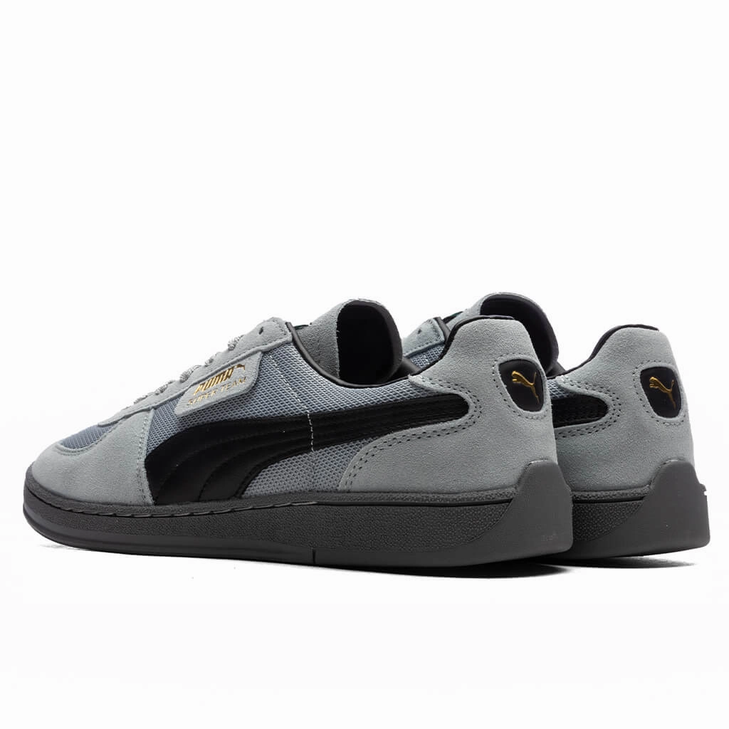 Super Team OG - Cool Mid Grey/Black Puma Everyday Style Shoes