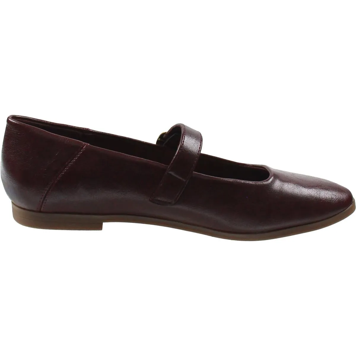Teagan Womens Buckle Faux Leather Mary Janes