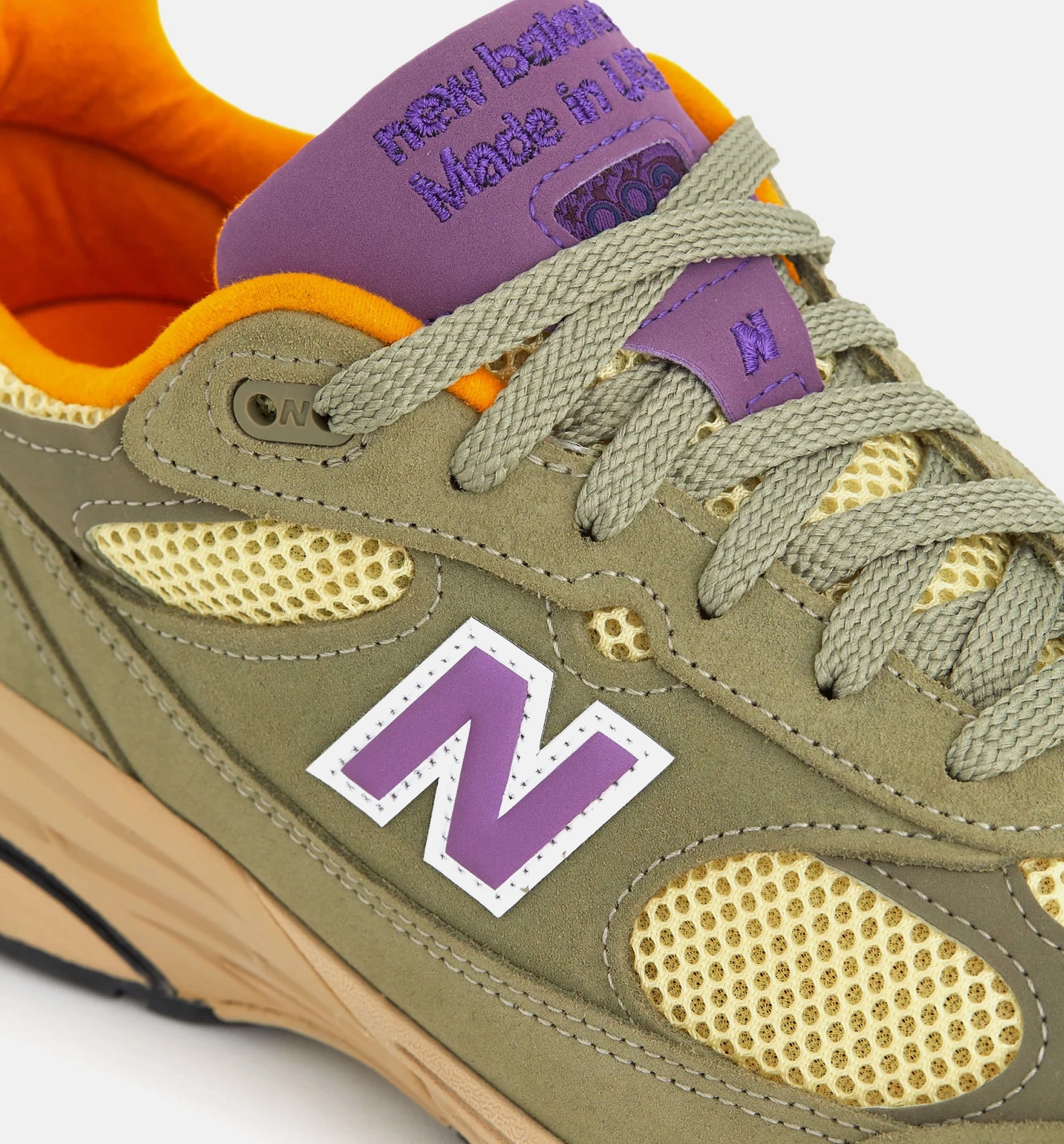Teddy Santis x 993 Made In Usa Olive Leaf Mens Lifestyle Shoe - Olive Leaf/Maize New Balance versatile casual sneakers
