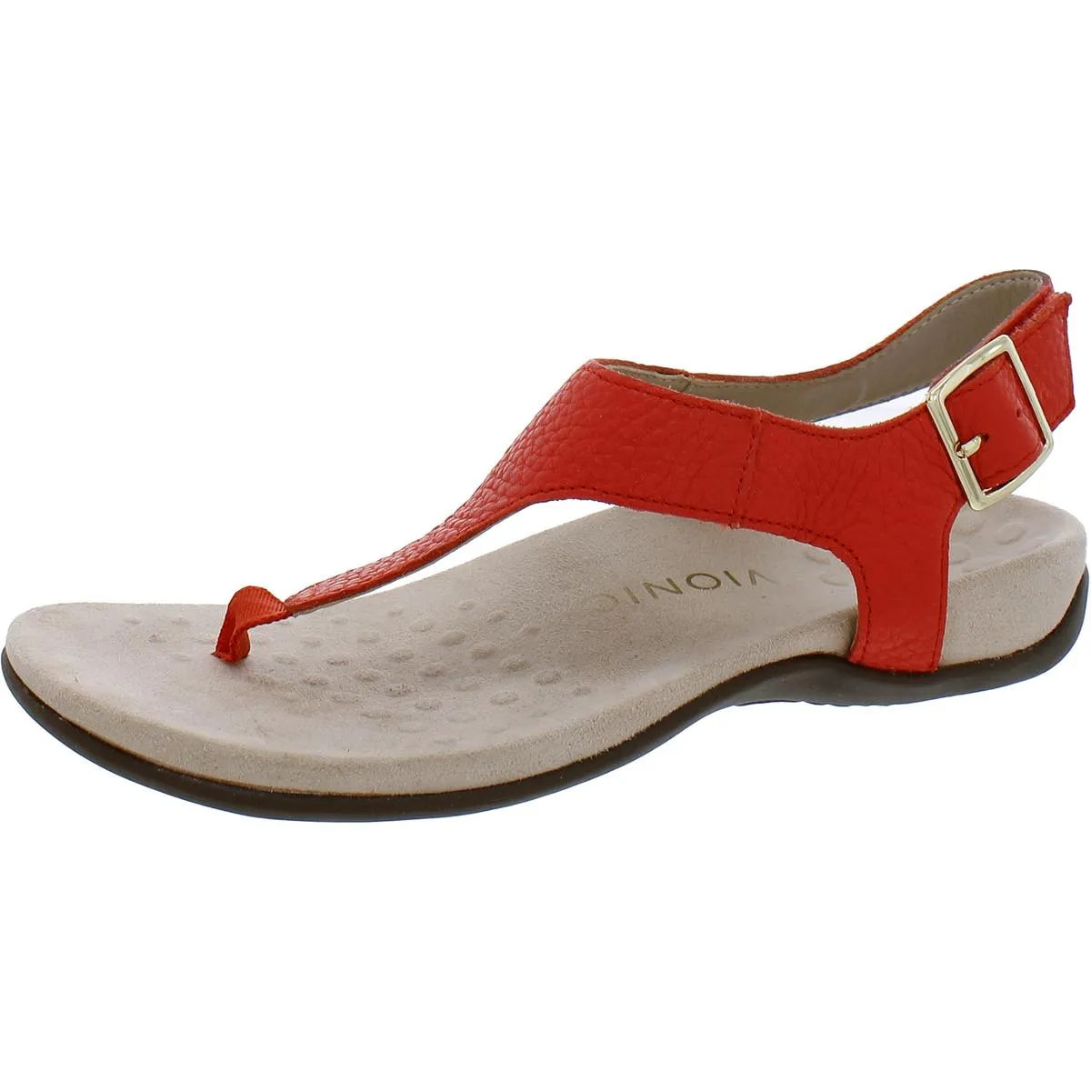 Terra Womens Leather Thong Slingback Sandals