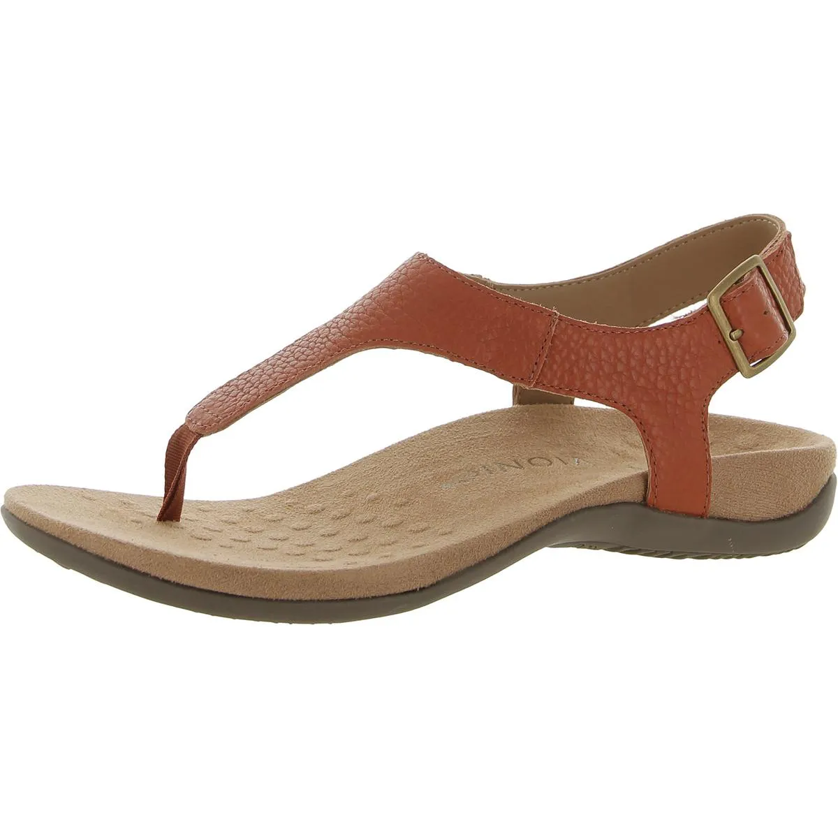 Terra Womens Leather Thong Slingback Sandals