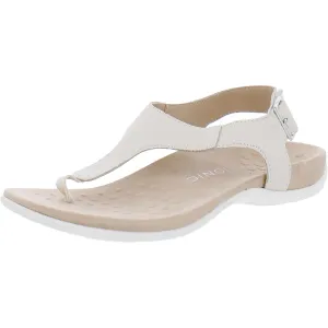 Terra Womens Leather Thong Slingback Sandals