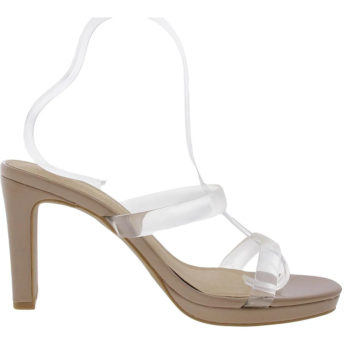 Tete Womens Cushioned Footbed Patent Slide