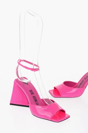 The Attico Solid Color Leather Piper Ankle-Strap Sandals 8,5Cm