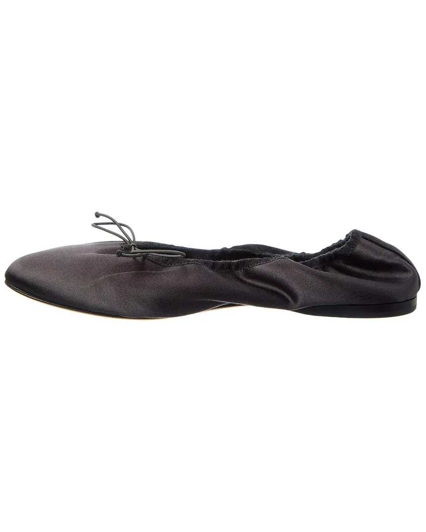 The Row Awar Silk Ballet Flat