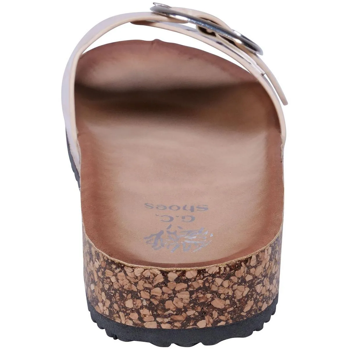 TIAA Womens Open Toe Zipper Wedge Sandals