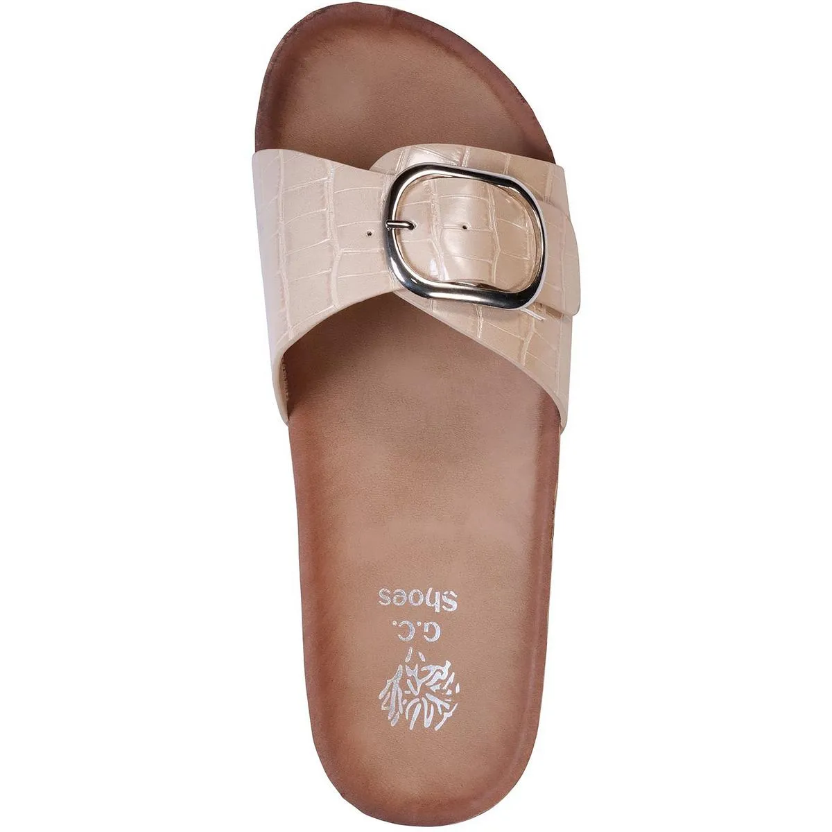 TIAA Womens Open Toe Zipper Wedge Sandals