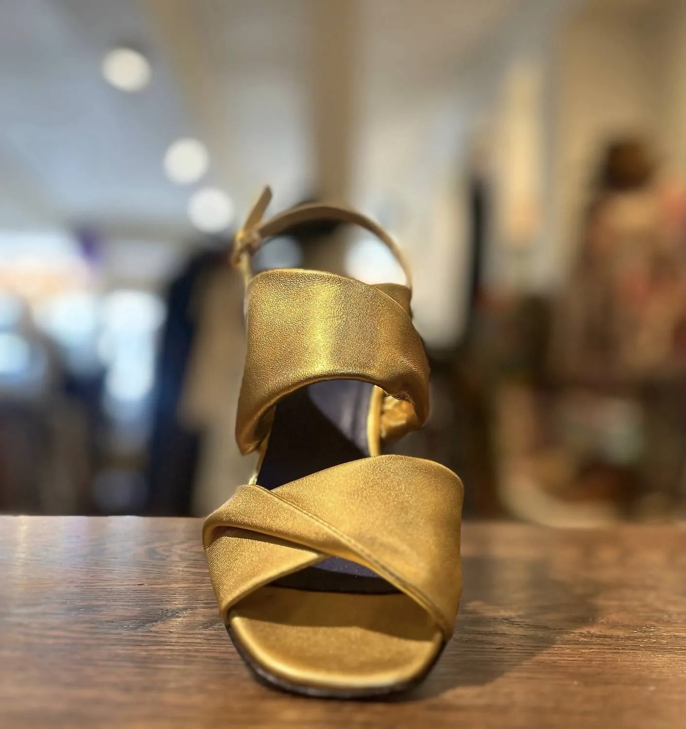Tirana Twisted 2Band Sandal - Medium Width In Gold
