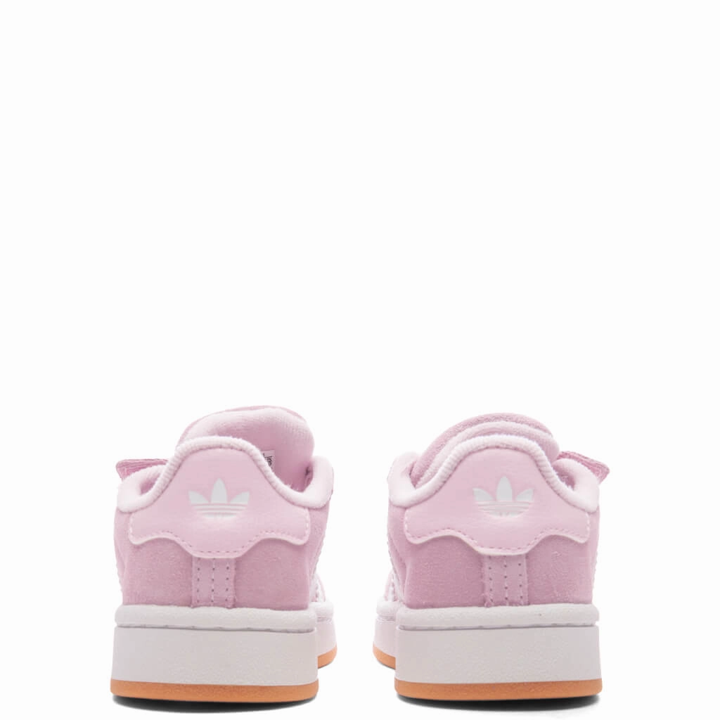 Toddlers Campus 00s Comfort Elastic Lace - Clear Pink/Cloud White/Gum Adidas Classic Street Sneakers