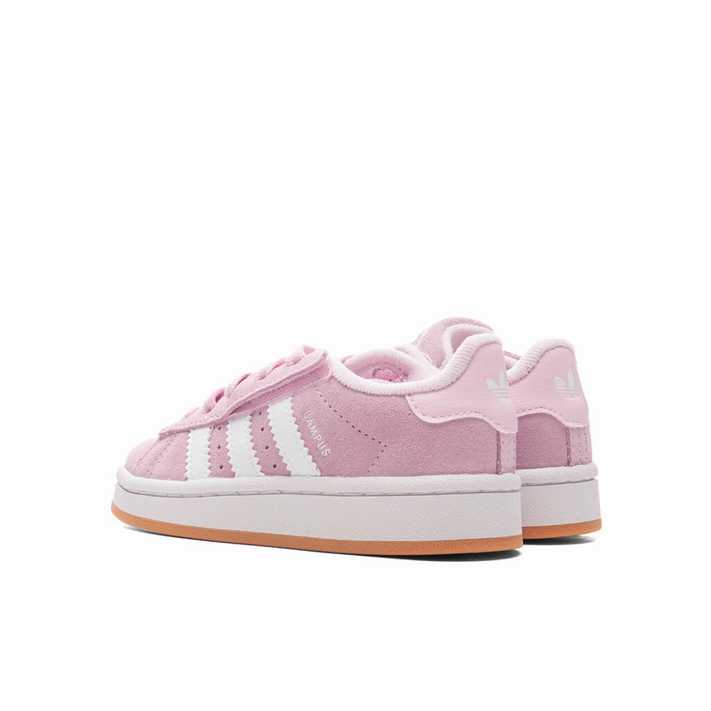 Toddlers Campus 00s Comfort Elastic Lace - Clear Pink/Cloud White/Gum Adidas Classic Street Sneakers