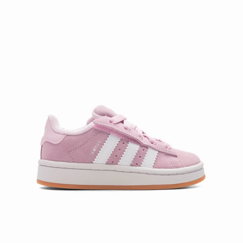 Toddlers Campus 00s Comfort Elastic Lace - Clear Pink/Cloud White/Gum Classic Adidas sneakers with timeless style