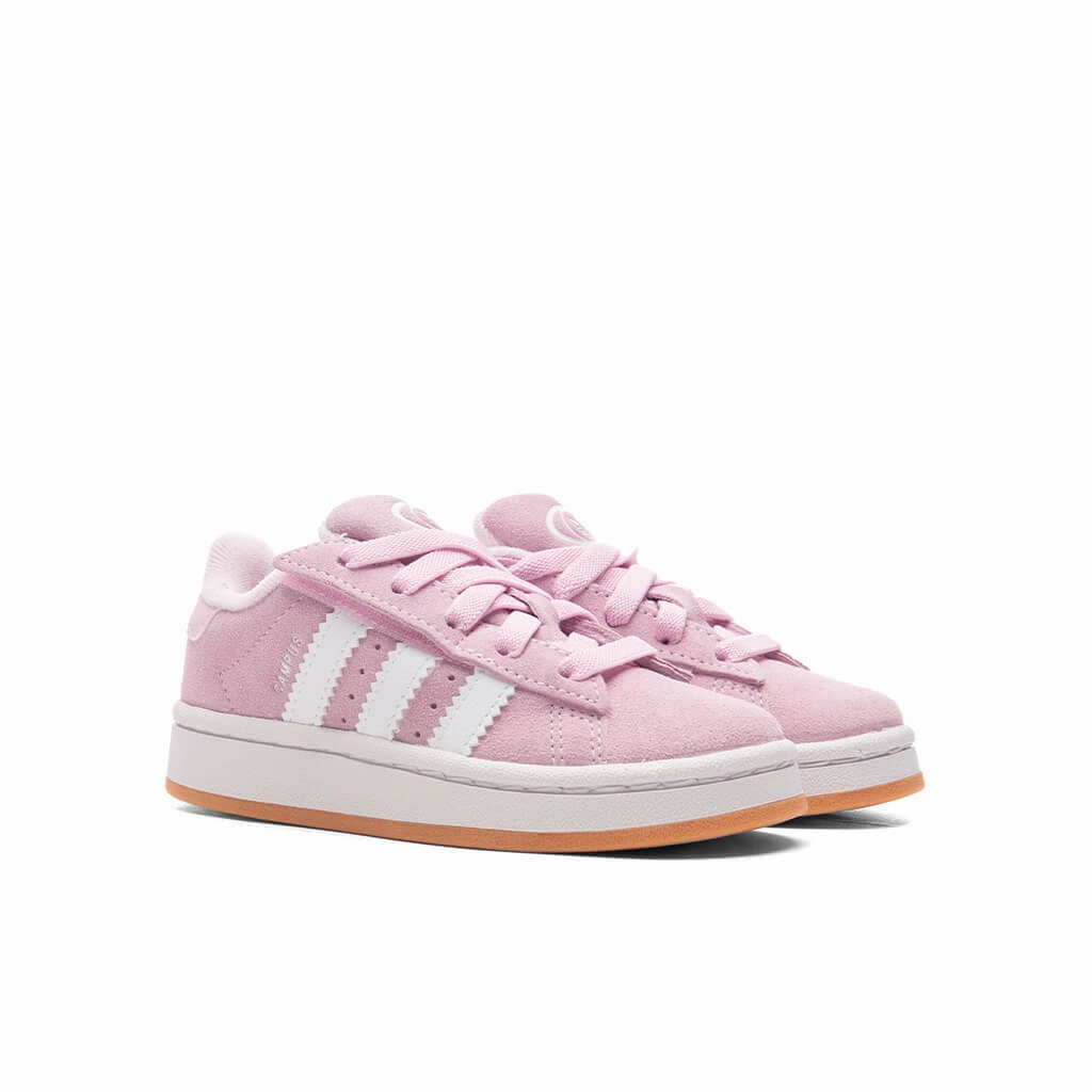 Toddlers Campus 00s Comfort Elastic Lace - Clear Pink/Cloud White/Gum Adidas Classic Street Sneakers