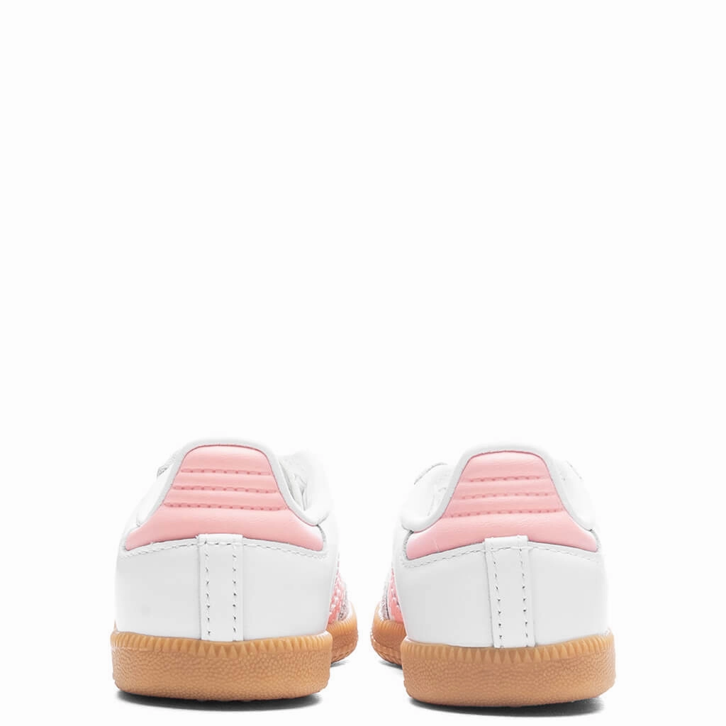 Toddlers Samba OG - Cloud White/Semi Pink Spark/Gum Adidas Classic Street Sneakers