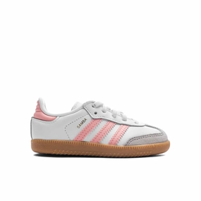 Toddlers Samba OG - Cloud White/Semi Pink Spark/Gum Classic Adidas sneakers with timeless style