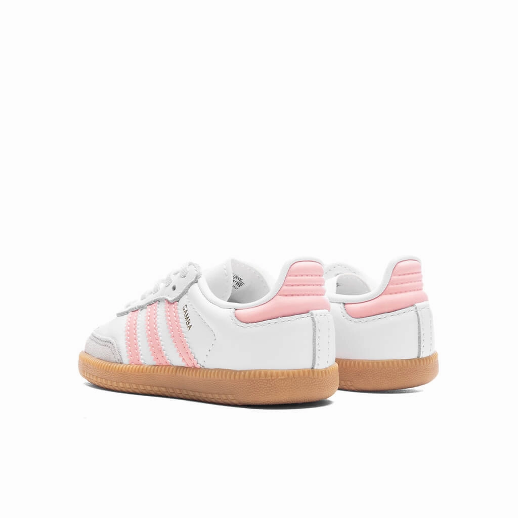 Toddlers Samba OG - Cloud White/Semi Pink Spark/Gum Adidas Classic Street Sneakers