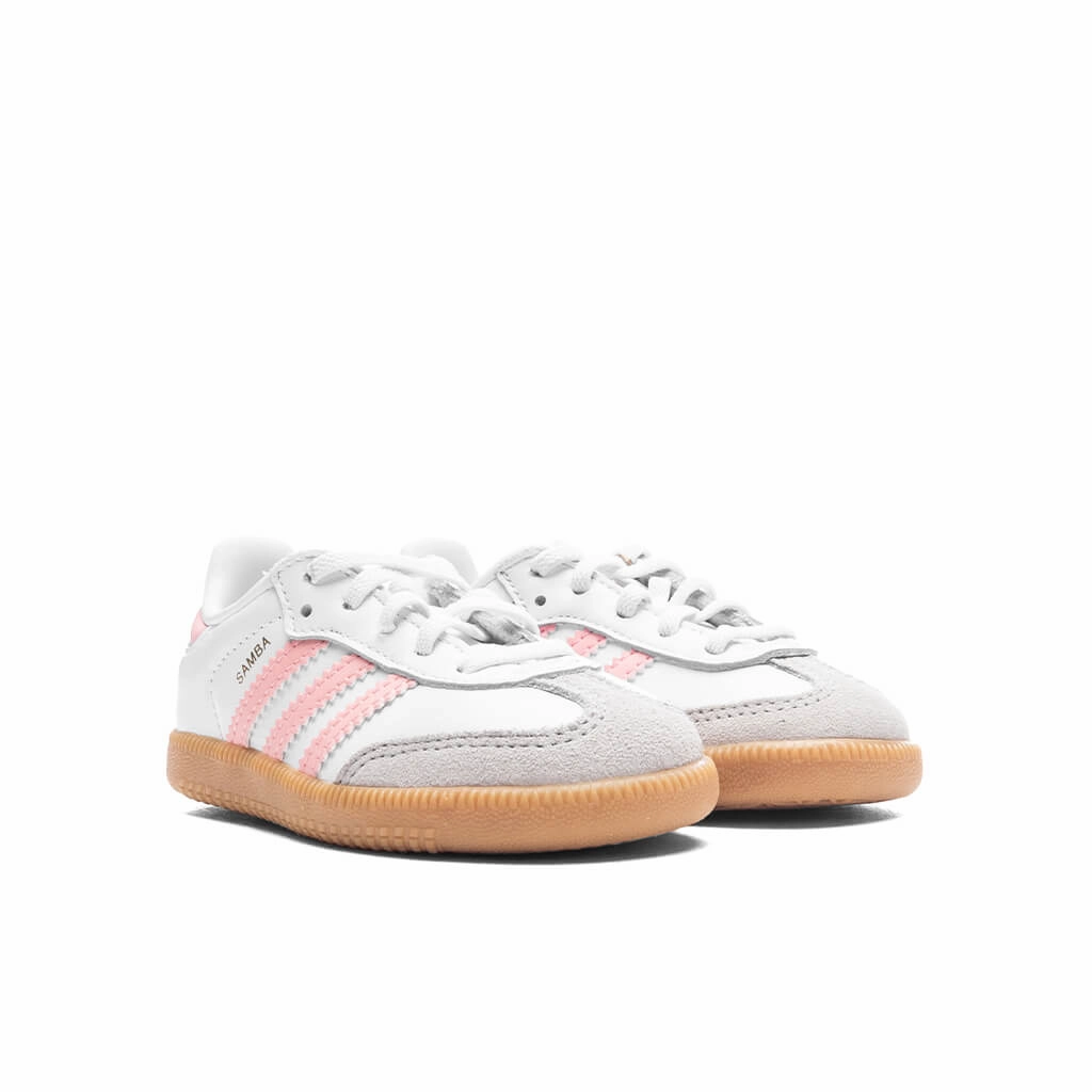 Toddlers Samba OG - Cloud White/Semi Pink Spark/Gum Adidas Classic Street Sneakers