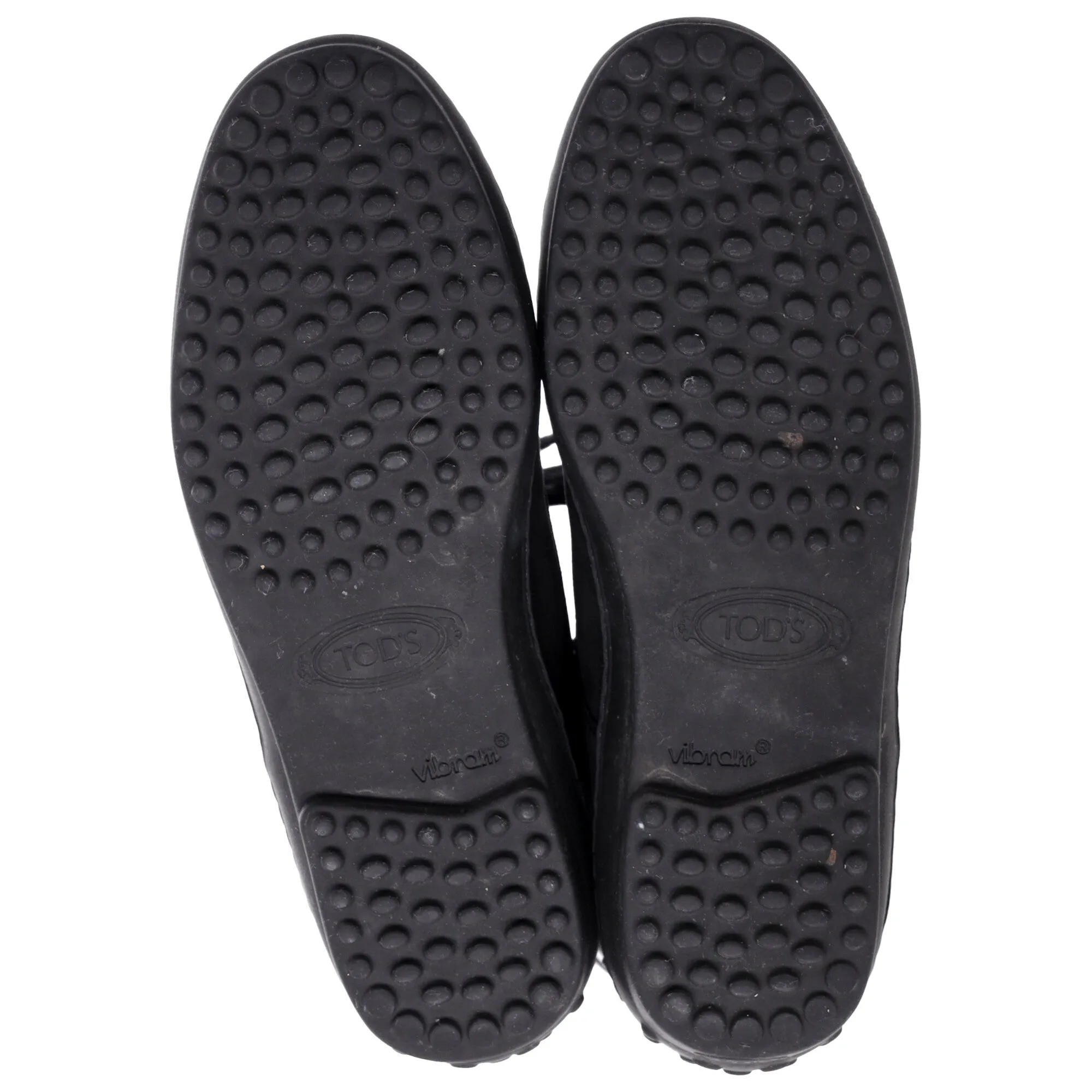 Tods' Lace-Up Combat Boots in Black Suede