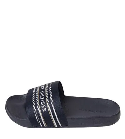 TOMMY HILFIGER WEBBING SLIDE
