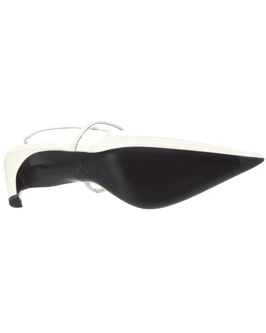 TOTEME Logo Patent Slingback Pump