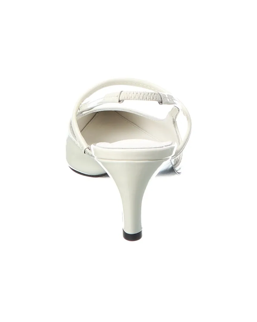 TOTEME Logo Patent Slingback Pump