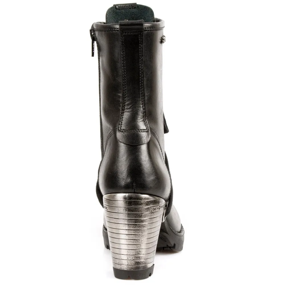 TR001-S1 Leather Gothic Punk Boots