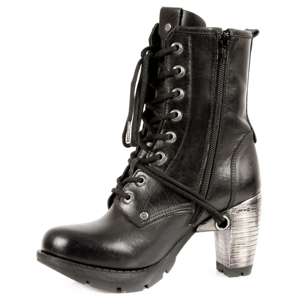 TR001-S1 Leather Gothic Punk Boots