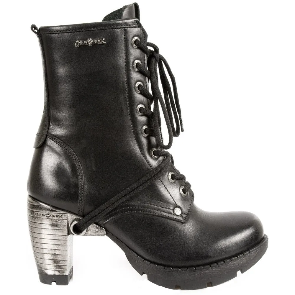 TR001-S1 Leather Gothic Punk Boots