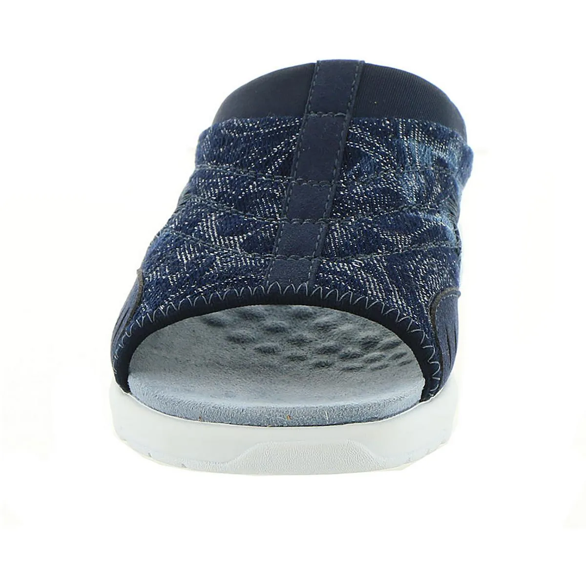 Traciee 7 Womens Wedge Open Toe Slide Sandals