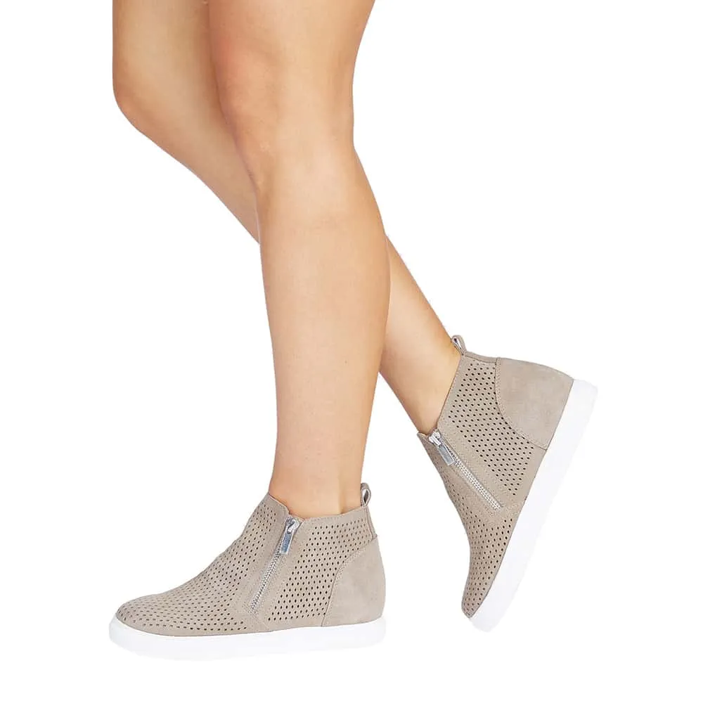 Train Sneaker in Smoke Suede