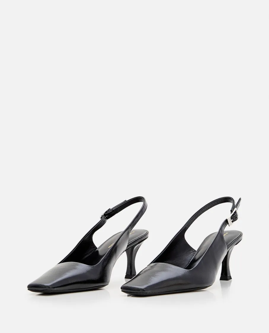 Trap Slingback Pumps