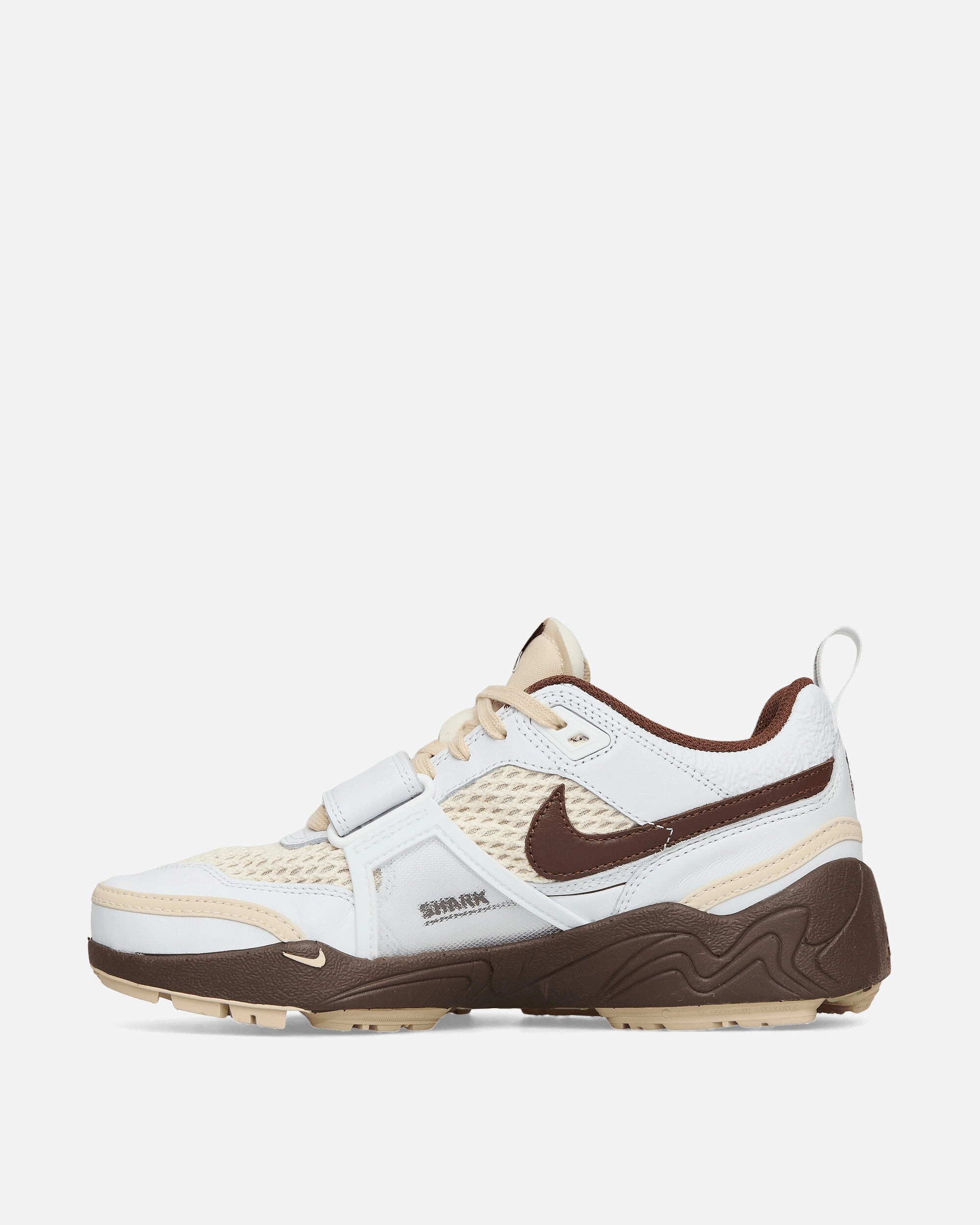 Travis Scott Zoom Field Jaxx Sneakers White / Light Chocolate Flexible Shoes
