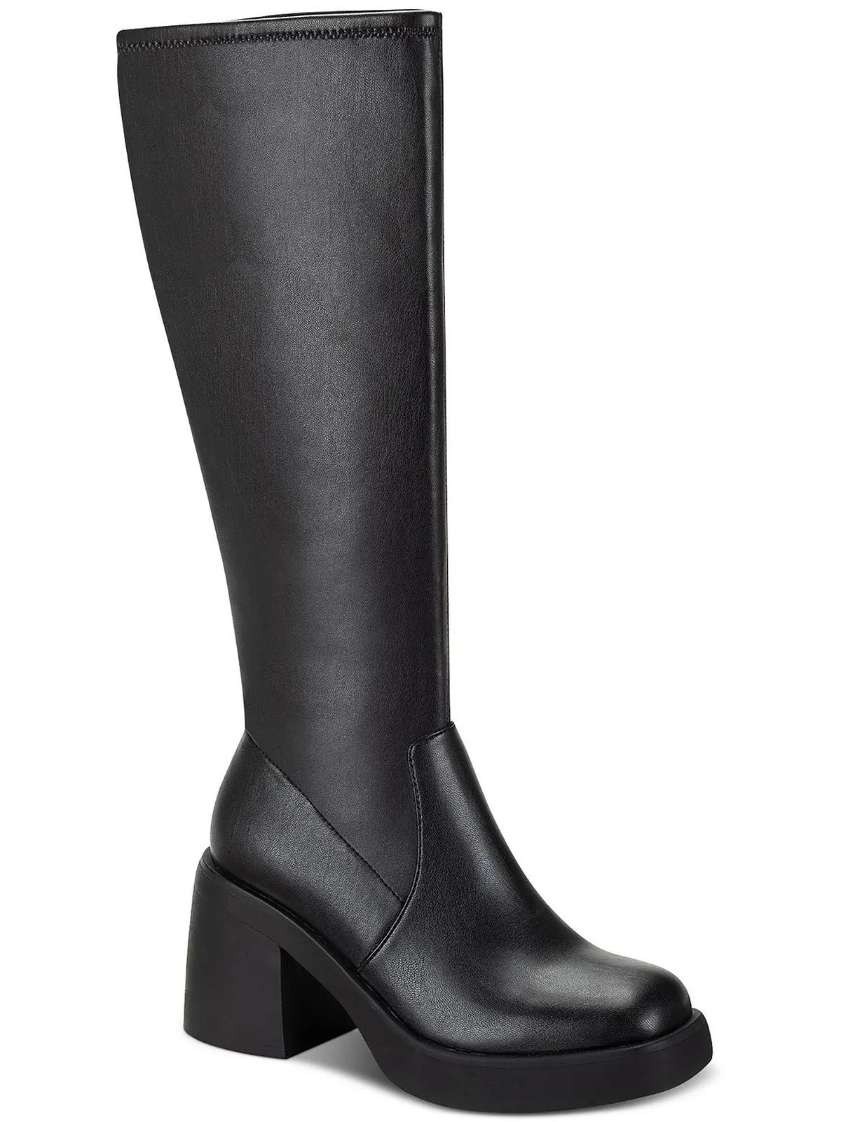 Tylaa Womens Tall Round Toe Knee-High Boots