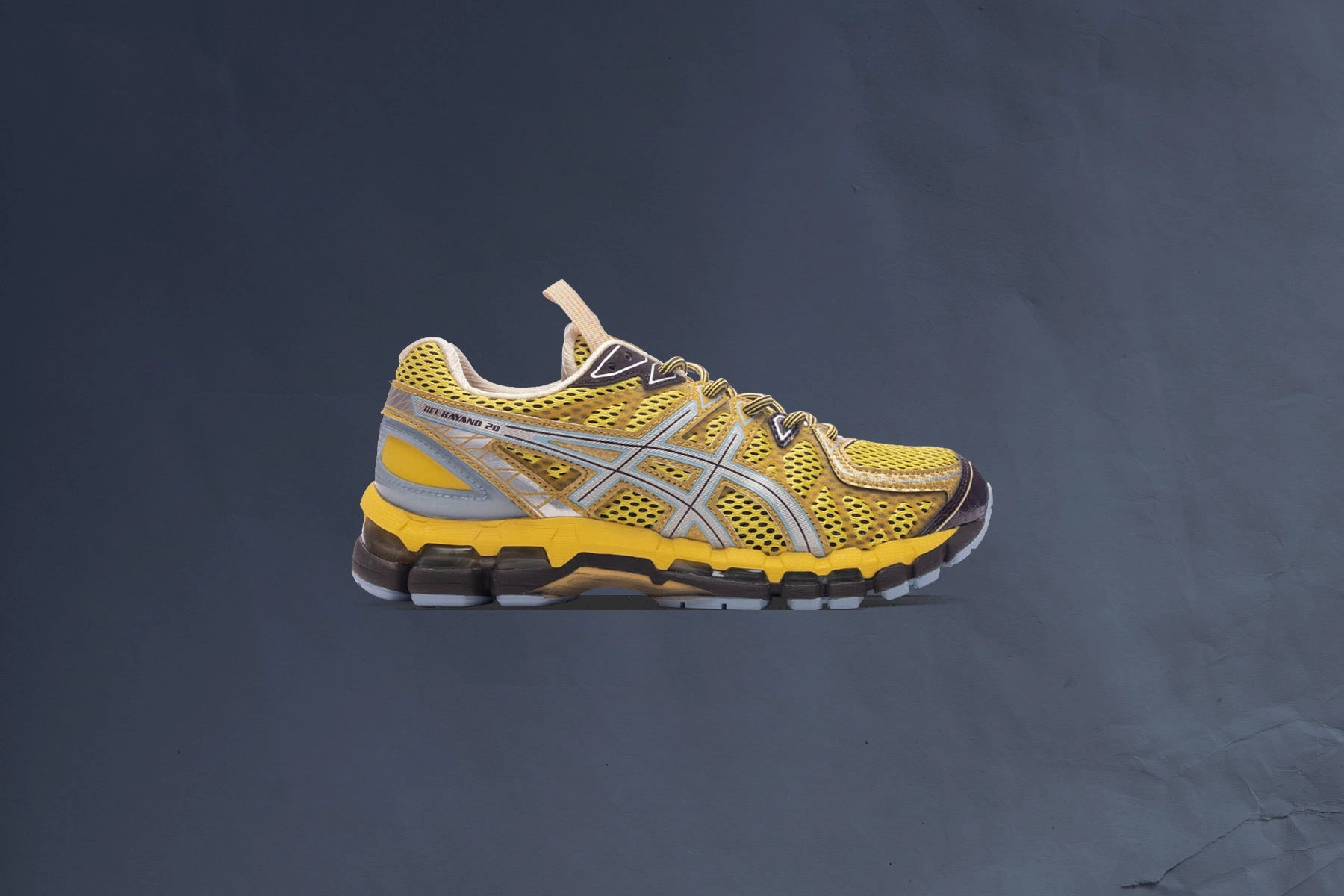 UB9-S Gel-Kayano 20 - Vibrant Yellow/Pure Silver Asics Gel Cushion Running Shoes