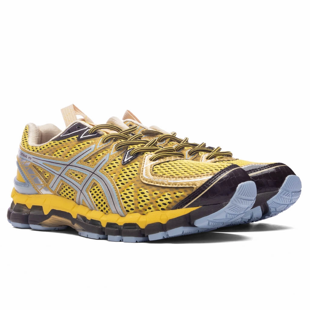 UB9-S Gel-Kayano 20 - Vibrant Yellow/Pure Silver Asics Gel Cushion Running Shoes