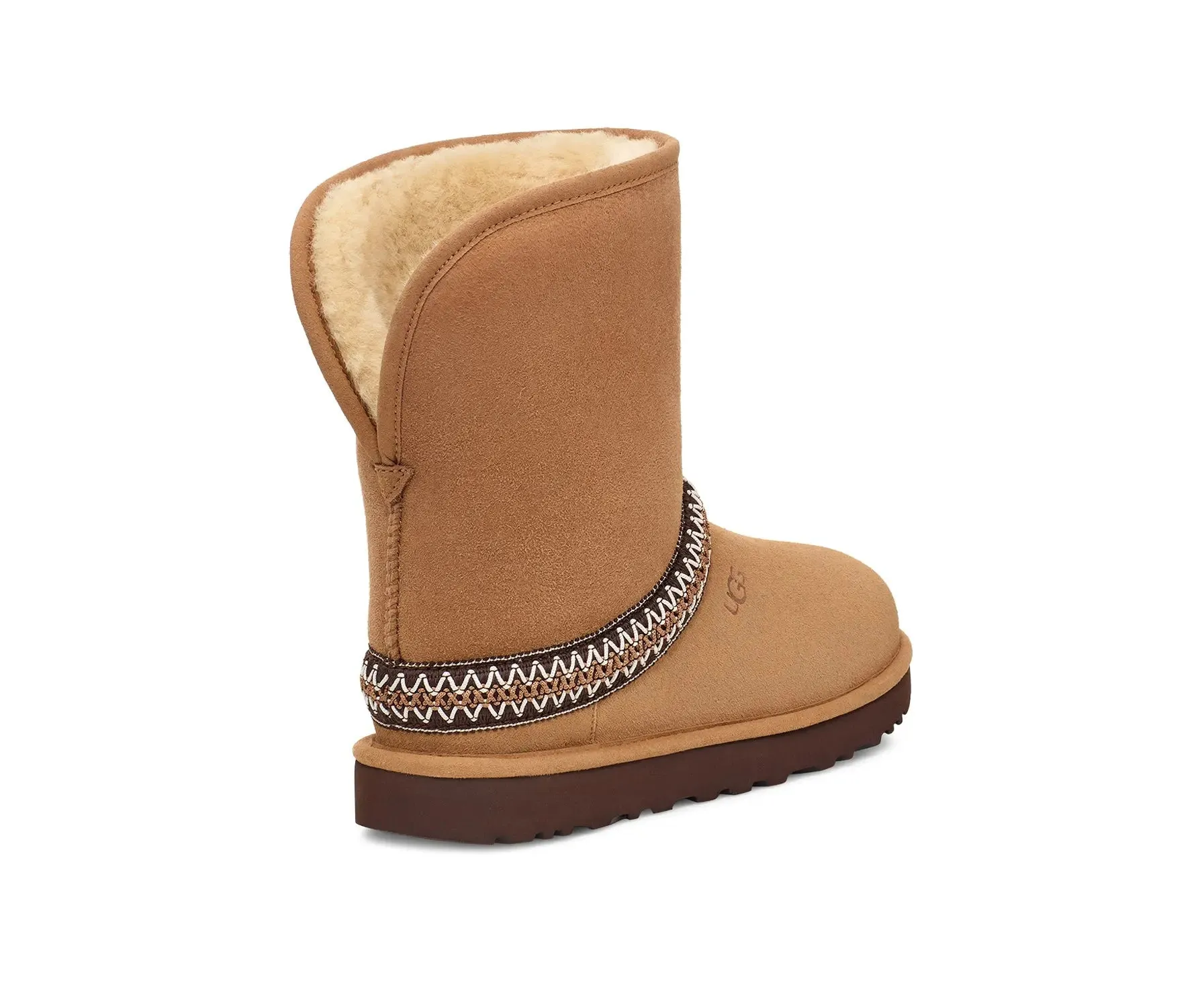 UGG Women's Classic Short Crescent  Cozy, Chic & Versatile