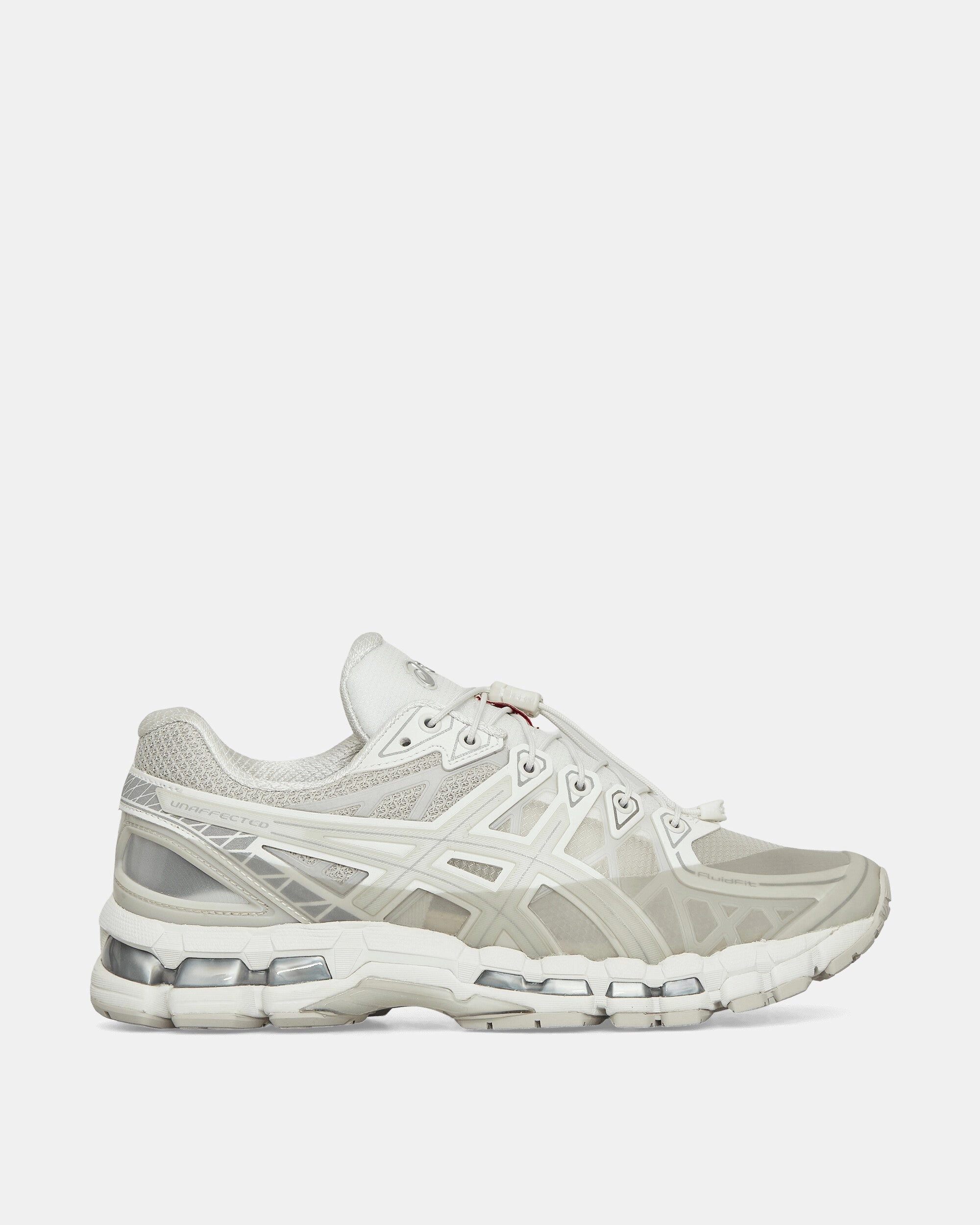 UNAFFECTED GEL-Kayano 20 Sneakers Cream / Lake Grey Asics men's running shoes with gel cushioning